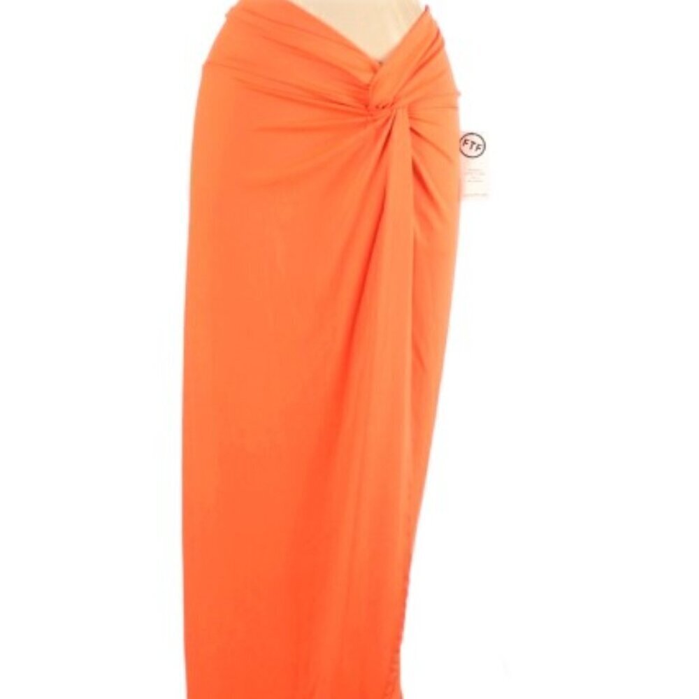 Knot Front Skirt
